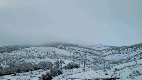 Yozgat'ta Bahar Ortasında Kış Yağışı
