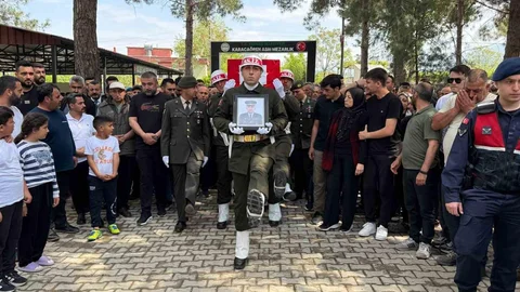 Osmaniye'de Astsubay İçin Cenaze Töreni