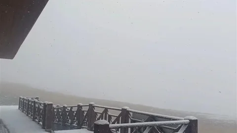 Karabük'te Mayıs'ta Kış Görüntüsü