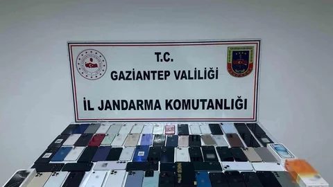 Gaziantep'te Kaçak Telefon Operasyonu
