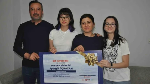 Manisa'dan Türkiye Birincisi Öğrenci