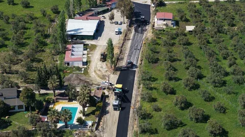 Balıkesir'de Asfalt Çalışmaları Devam Ediyor