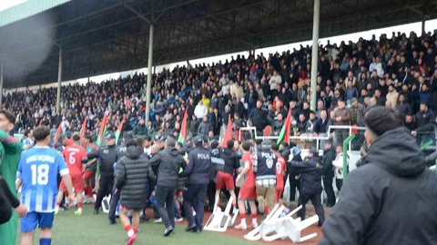 Bilecik'te Amatör Lig Finalinde Gerginlik