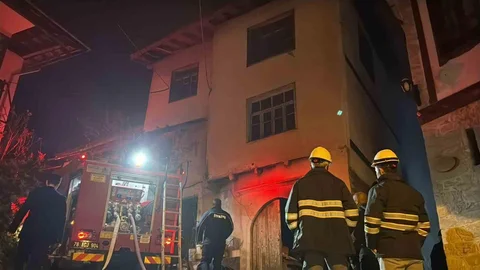 Safranbolu'da Müstakil Evde Yangın Çıktı