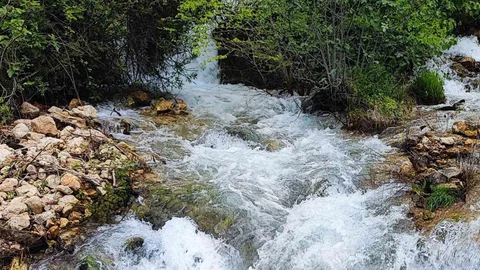 Adana'da Yağış Sonrası Şelale Görüntüsü