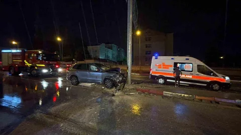 Karaman'da Trafik Kazası: 1 Yaralı