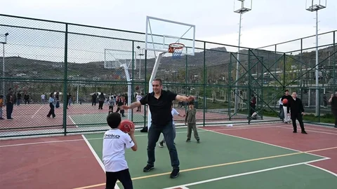 Şırnak'ta Polisle Spor Keyfi