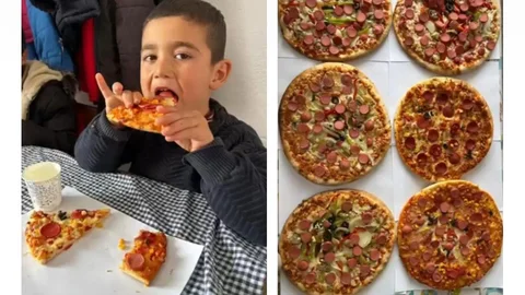 Diyadin'de Renkli Pizza Etkinliği
