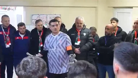 Bilecik'te Duygusal Takım Kaptanı Konuşması