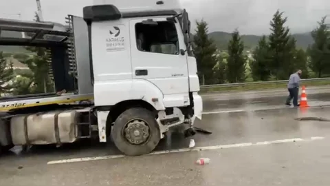 Osmaniye'de Tır Kontrolden Çıktı