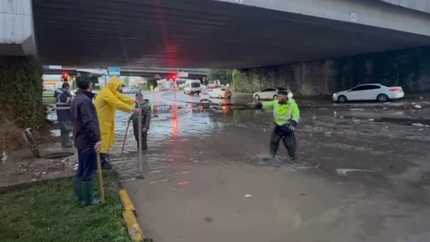 Gaziantep'te Süper Hücre Fırtınası Etkili Oldu