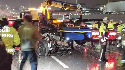 Ankara'da Zincirleme Trafik Kazası