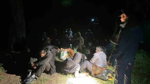 Balıkesir'de Düzensiz Göçmen Yakalandı