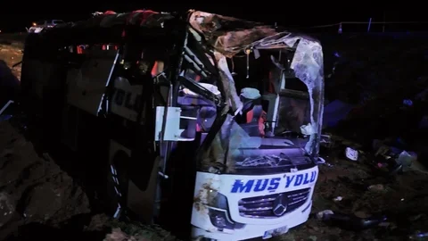 Malatya'da Otobüs Kazası