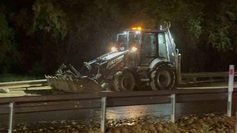 Tokat'ta Taşkın Trafiği Etkiledi