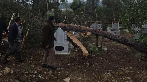 Adıyaman'da Şiddetli Fırtına Etkili Oldu