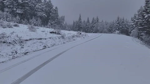 Karabük'te Kartpostallık Kar Manzaraları