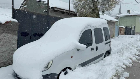Eskişehir'de Kar Yağışı Etkili Oldu