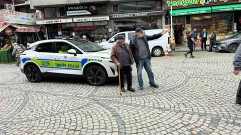 Rize'de Yaşlı Çiftin Trafik Kazası
