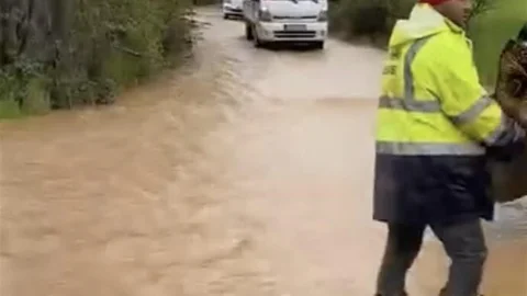 Sakarya'da Dere Taşkını Yaşandı