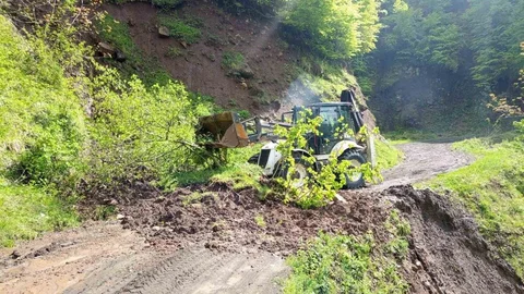 Ordu'da 120 Noktada Heyelan Meydana Geldi