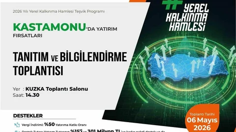 Kastamonu'da Yatırım Toplantısı Yapılacak