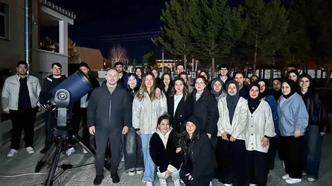 Erzincan'da Gökyüzü Gözlemi Etkinliği