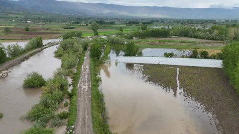 Tokat'ta Tarım Arazileri Sular Altında Kaldı