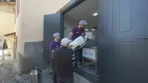 Erzurum'da Süt Üretim Projesi