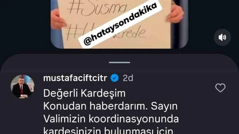 Bakan Çiftçi'den Kayıp Kardeş İçin Açıklama