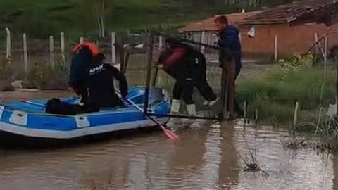 Tokat'ta Mahsur Kalanlar Kurtarıldı