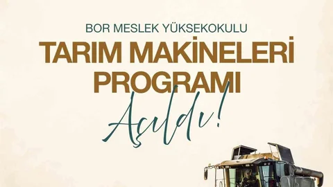 Niğde'de Tarım Makineleri Programı Açıldı