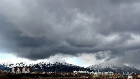 Erzurum'da Kuvvetli Rüzgar Uyarısı