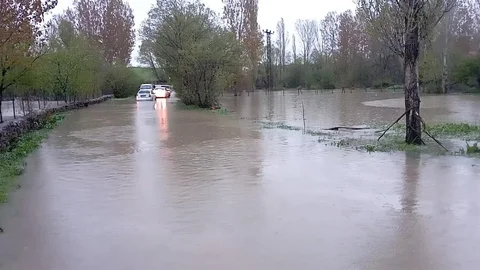 Tokat'ta Çekerek Irmağı Taştı