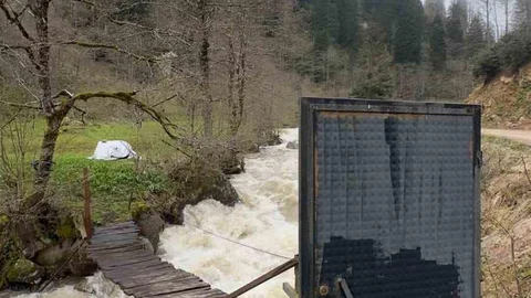 Rize'de İlginç Bir Manzara