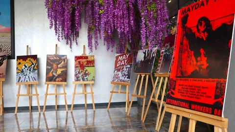 Maltepe'de 1 Mayıs Sergisi Açıldı
