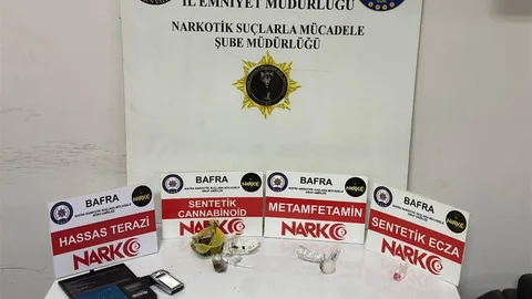 Bafra'da Uyuşturucu Operasyonu Yapıldı