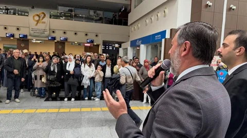 Hacı Adayları Çanakkale'den Uğurlandı