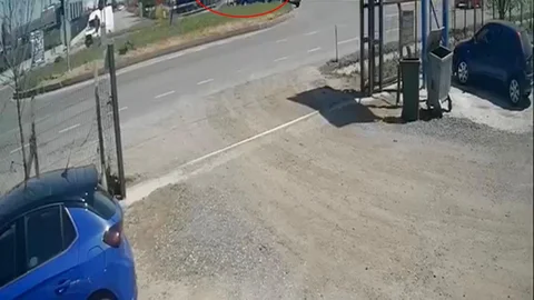 Lüleburgaz'da Panelvan Takla Attı
