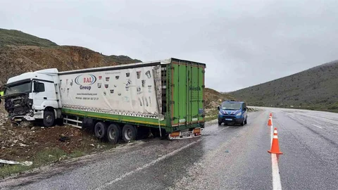 Malatya'da Tır Kazası Yaşandı