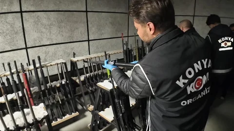 Konya'da Silah Operasyonu Gerçekleşti