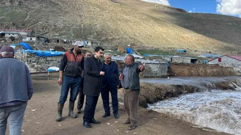 Susuz'da Taşkın Alarmı Verildi