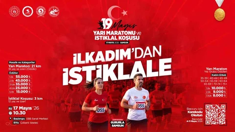Samsun'da 19 Mayıs Koşuları