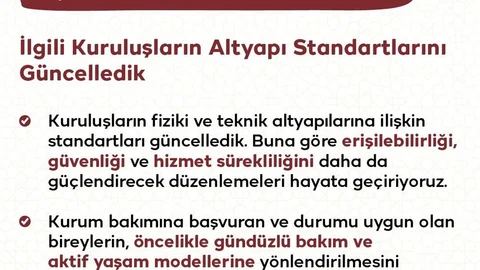 Aile ve Sosyal Hizmetler Bakanlığı'ndan Yeni Düzenleme