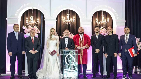 Samsunsporlu Celil Yüksel Evlendi