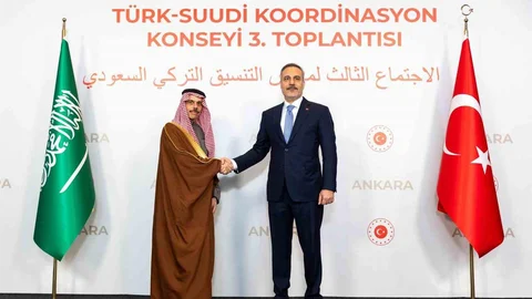 Bakan Fidan Suudi Mevkidaşıyla Görüştü