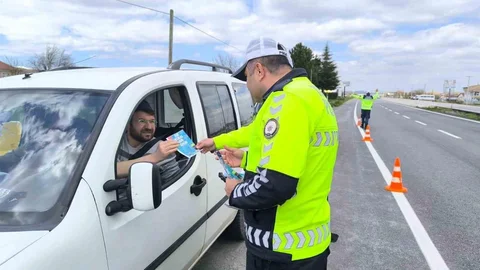 Şuhut'ta Trafik Güvenliği Uygulaması