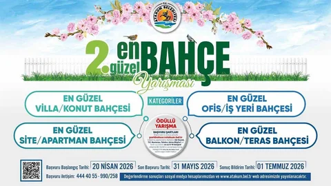 En Güzel Bahçe Yarışması Başvuruları Başladı