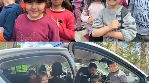 Tomarza'da Minik Öğrencilere Trafik Eğitimi