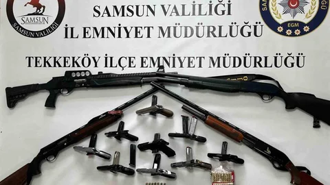 Samsun’da Ruhsatsız Silah Operasyonu Gerçekleşti